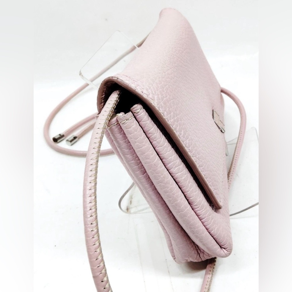 IACUCCI Italy Lana Pebbled Leather Crossbody Bag - Picture 4 of 10